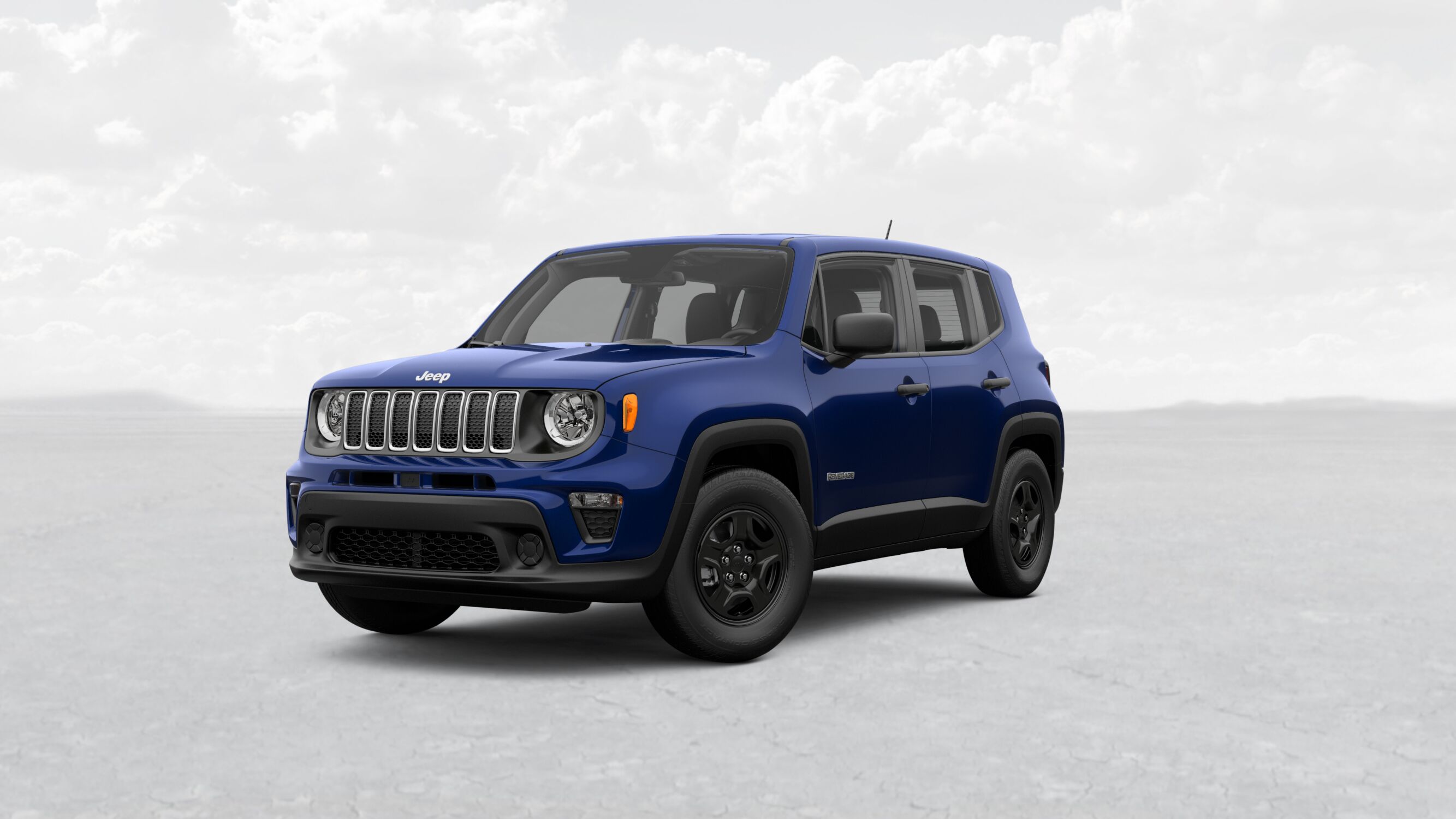 2019 Jeep Renegade Sport Jetset Blue Exterior Front Picture